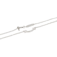 Tiffany & Co. Tiffany T Smile Pendant, Mini Size in 18k White Gold