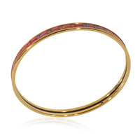 Hermès Cravates Mors Extra Narrow Bangle, Gold Plated, Amazone POP Color, 67 mm