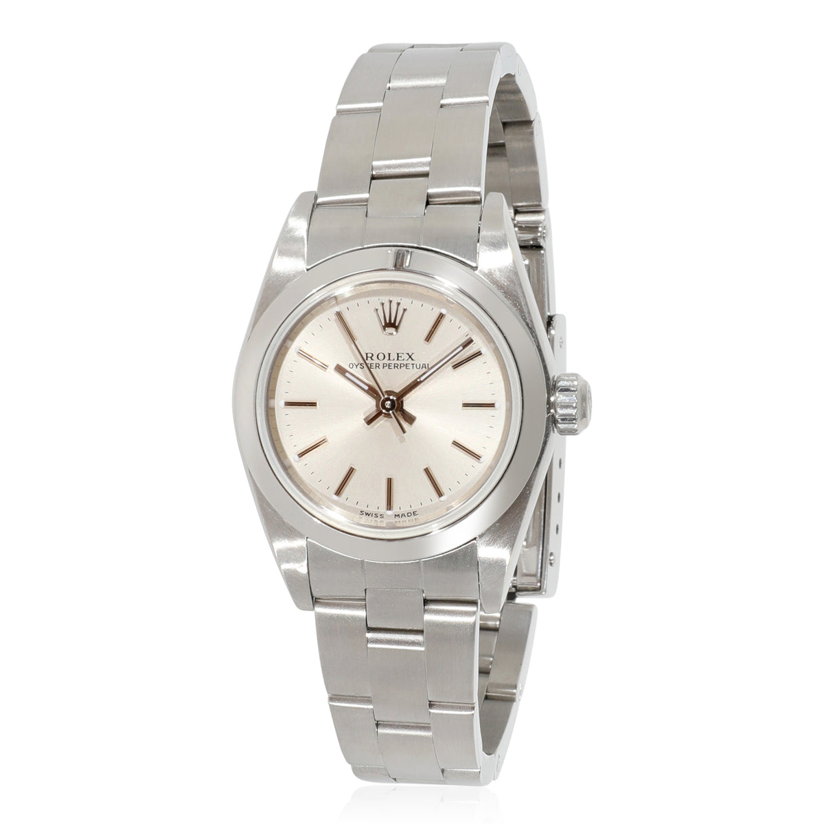 Rolex Oyster Perpetual 76080 Womens Watch in  Stainless Steel