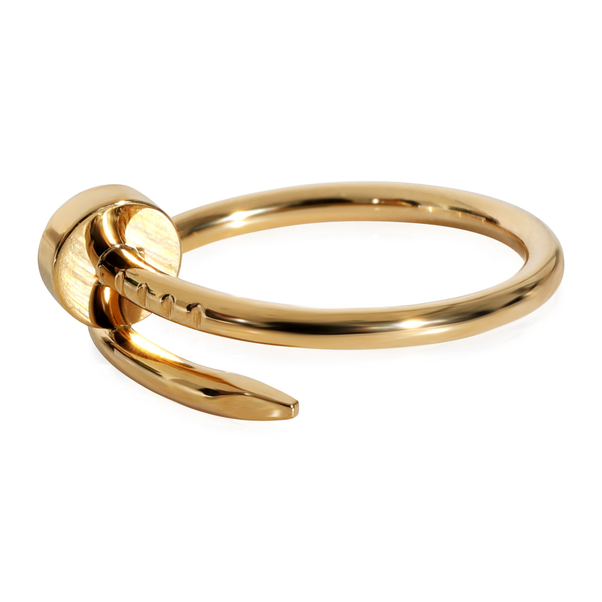 Gold Cartier Juste Un Clou Ring, Small Model in 18k Yellow Gold