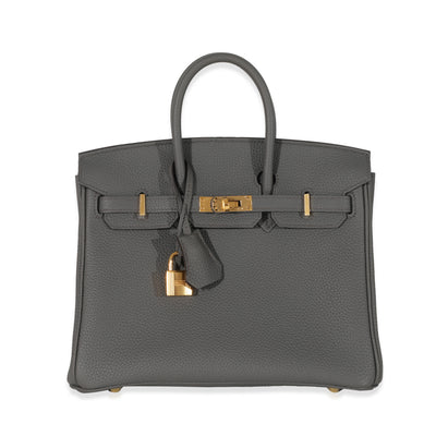 Hermes Etain Togo Birkin 25 GHW