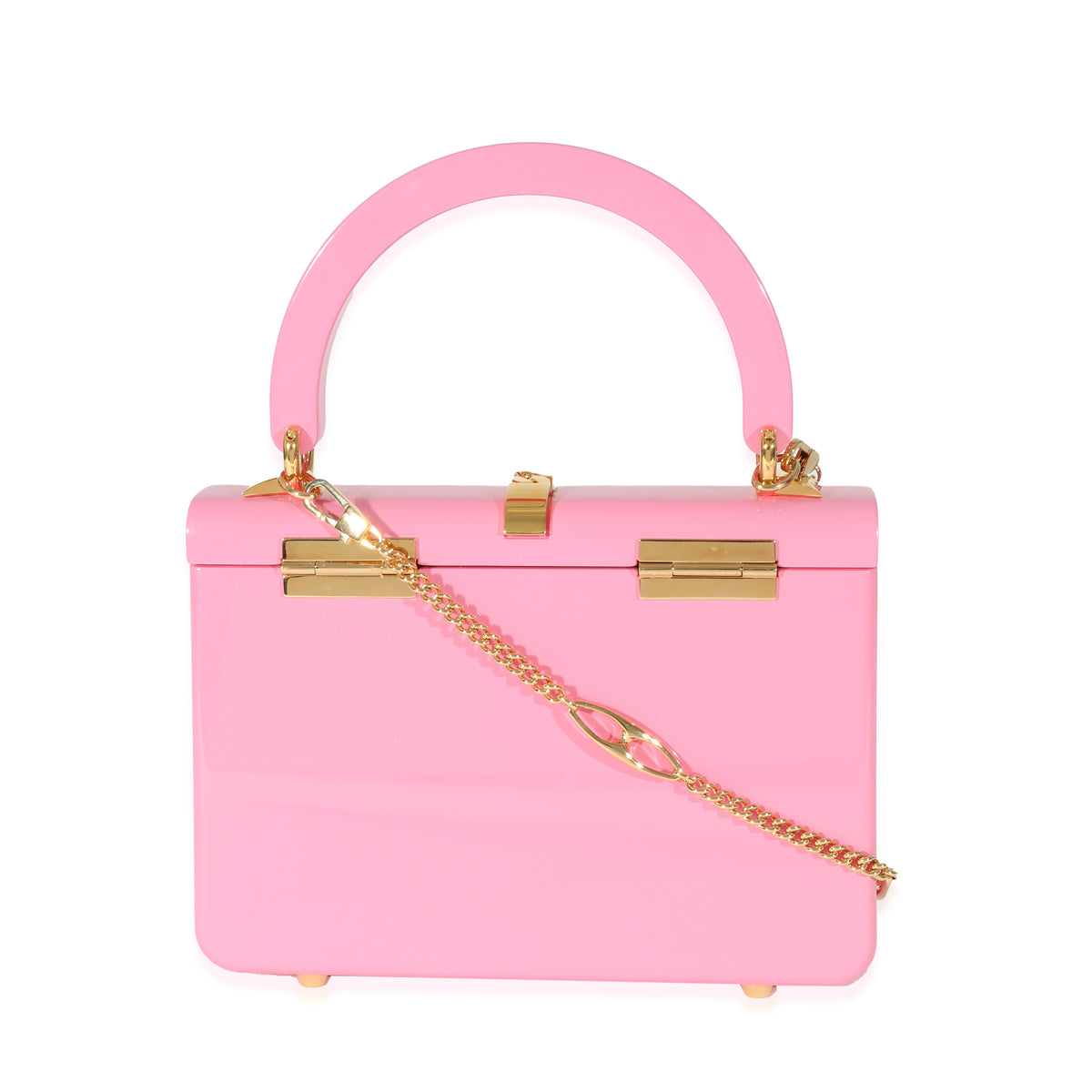 Gucci Pink Plexiglass Mini Sylvie 1969