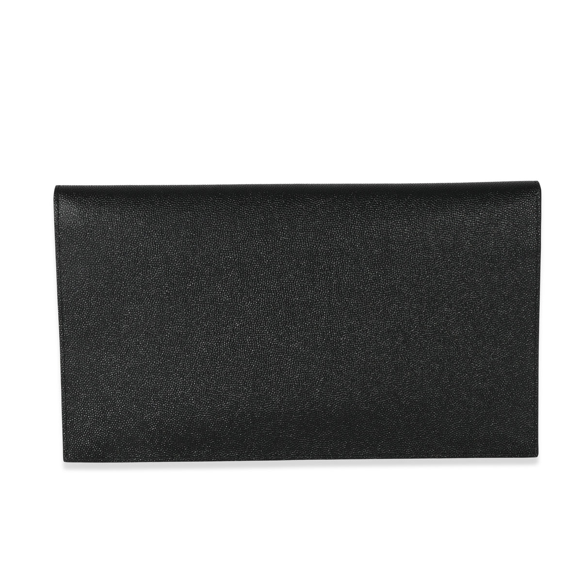 Saint Laurent Black Graine De Poudre Uptown Pouch