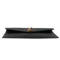 Saint Laurent Black Graine De Poudre Uptown Pouch