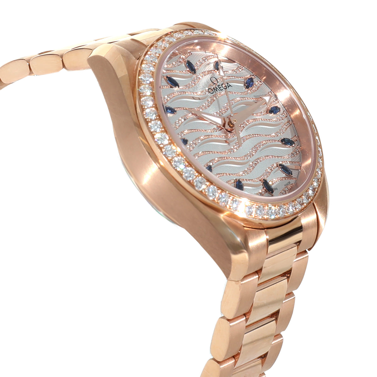 Omega Seamaster Aqua Terra 220.55.34.20.99.005 Unisex Watch in 18kt Rose Gold