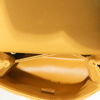 Chanel Yellow Caviar Extra Mini Coco Top Handle