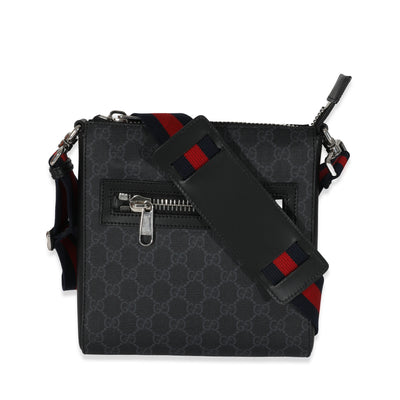 Gucci Black GG Supreme Small Messenger Bag