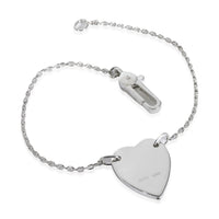 Gucci Trademark Bracelet With Heart in Sterling Silver