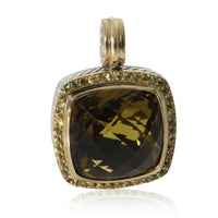 David Yurman Albion Quartz Sapphire Pendant in 18K Yellow Gold/Sterling