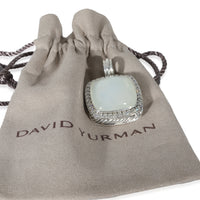 David Yurman Albion Enhancer, Quartz & Mother Of Pearl, Sterling Silver 0.56 Ctw