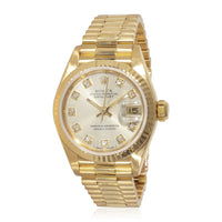 Rolex Datejust 69178 Womens Watch in 18kt Yellow Gold