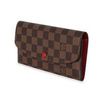 Louis Vuitton Damier Ebene Canvas Emilie Wallet