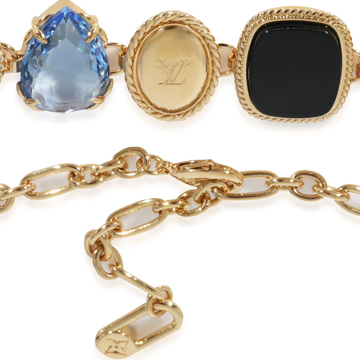 Louis Vuitton Gold Tone Heirloom Necklace, myGemma, CH