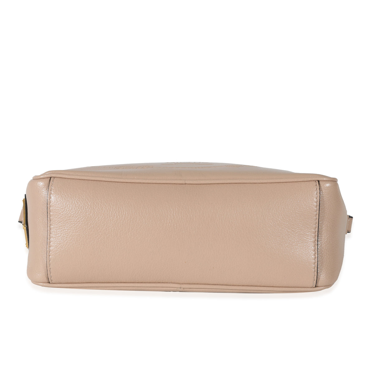 Prada Beige Smooth Leather Logo Embossed Crossbody