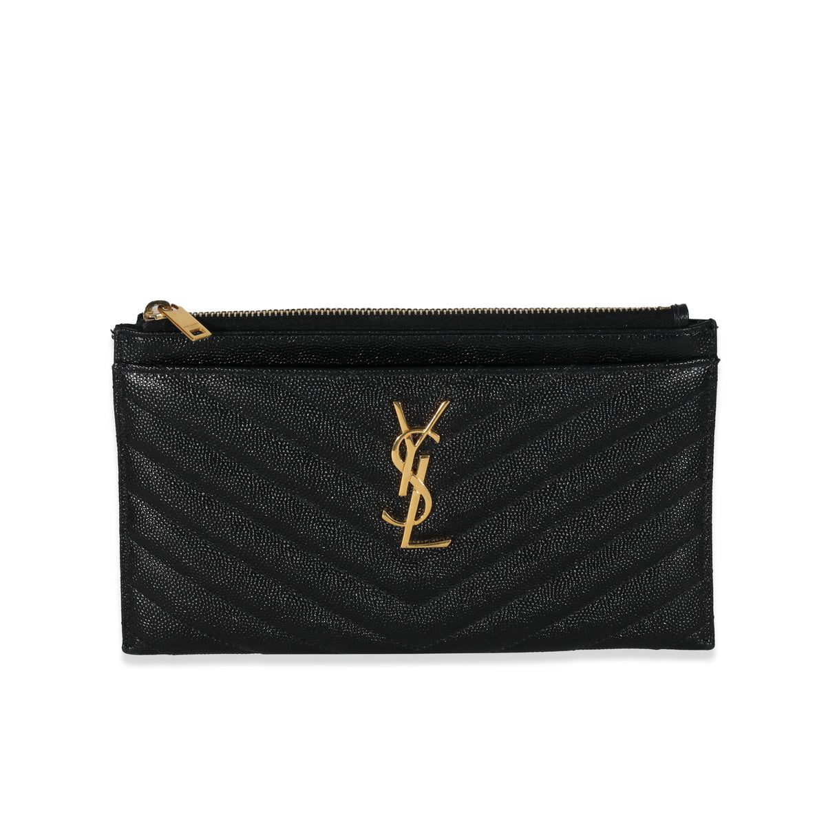 Monogram large bill pouch in clearance grain de poudre embossed leather