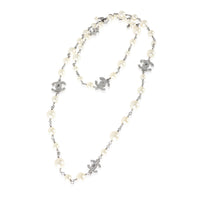 Chanel 2020 CC Necklace With Faux Pearls & Strass