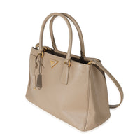 Prada Beige Saffiano Medium Lux Galleria Tote