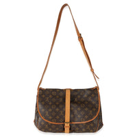 Louis Vuitton Vintage Monogram Canvas Saumur 35