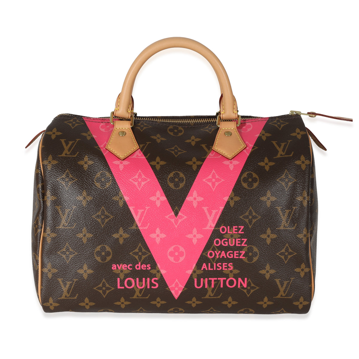 Louis Vuitton Monogram Canvas & Grenade V Speedy 30