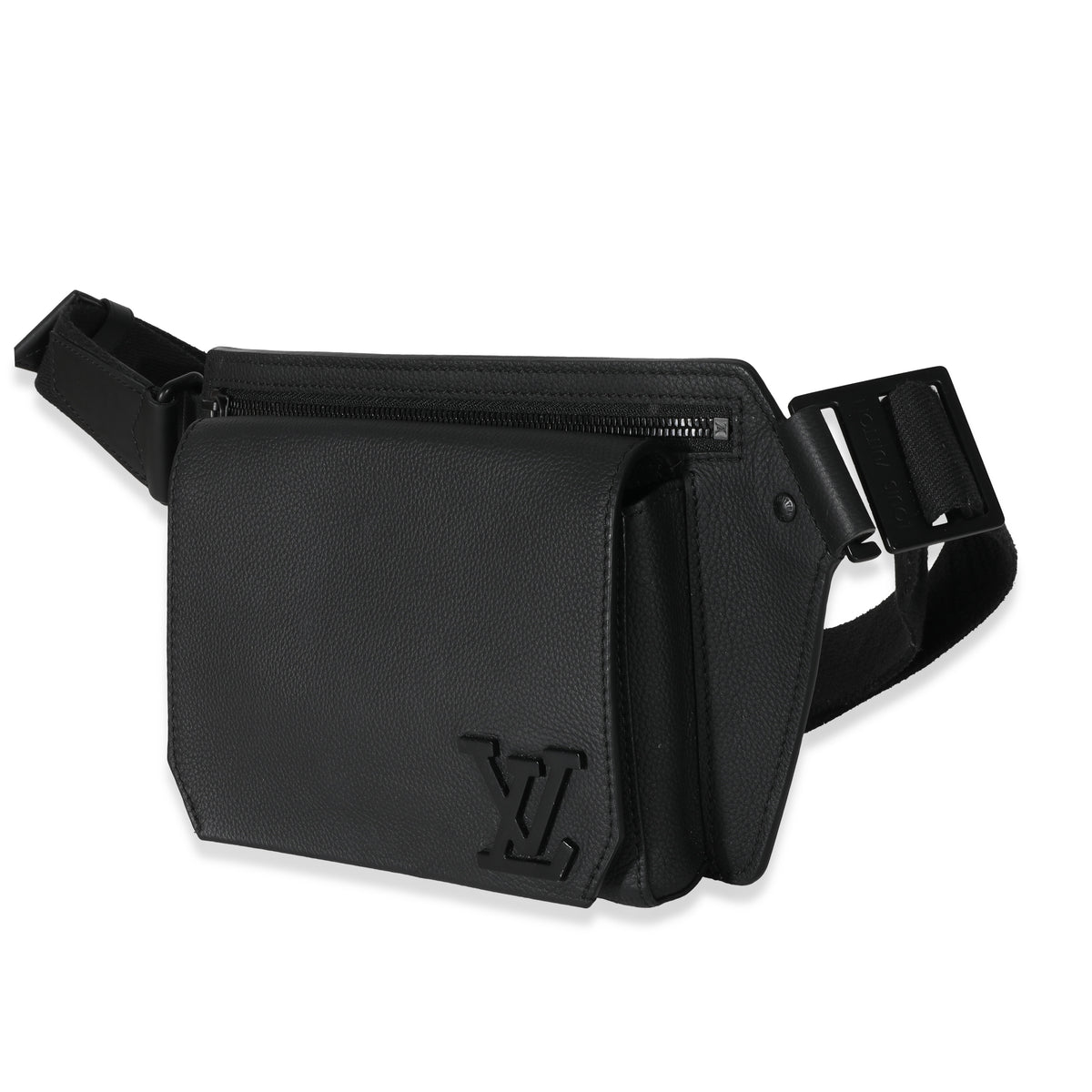 Louis Vuitton Aerogram Slingbag Leather Black 879001