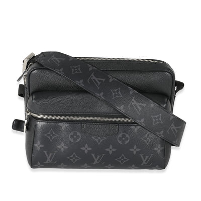 Louis Vuitton Black Taiga Monogram Eclipse Canvas Outdoor Messenger