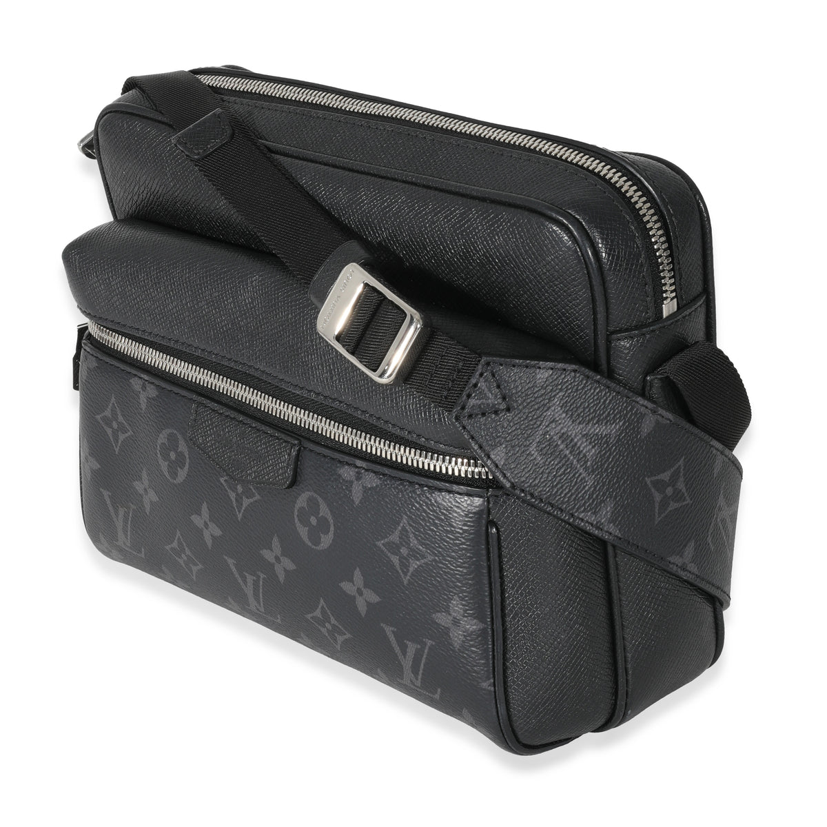 Louis Vuitton Black Taiga Leather and Monogram Eclipse Canvas Outdoor  Messenger Bag Louis Vuitton