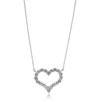 Tiffany & Co. Large Diamond Heart Pendant in Platinum 1.96 CTW