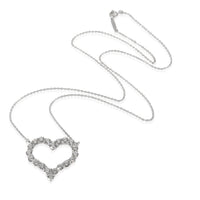 Tiffany & Co. Large Diamond Heart Pendant in Platinum 1.96 CTW