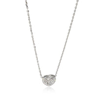 Chopard Happy Diamonds Icons Heart Necklace in 18k White Gold 0.35 CTW