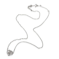 Chopard Happy Diamonds Icons Heart Necklace in 18k White Gold 0.35 CTW