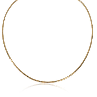 Cartier Tube Chain Necklace in 18k Yellow Gold