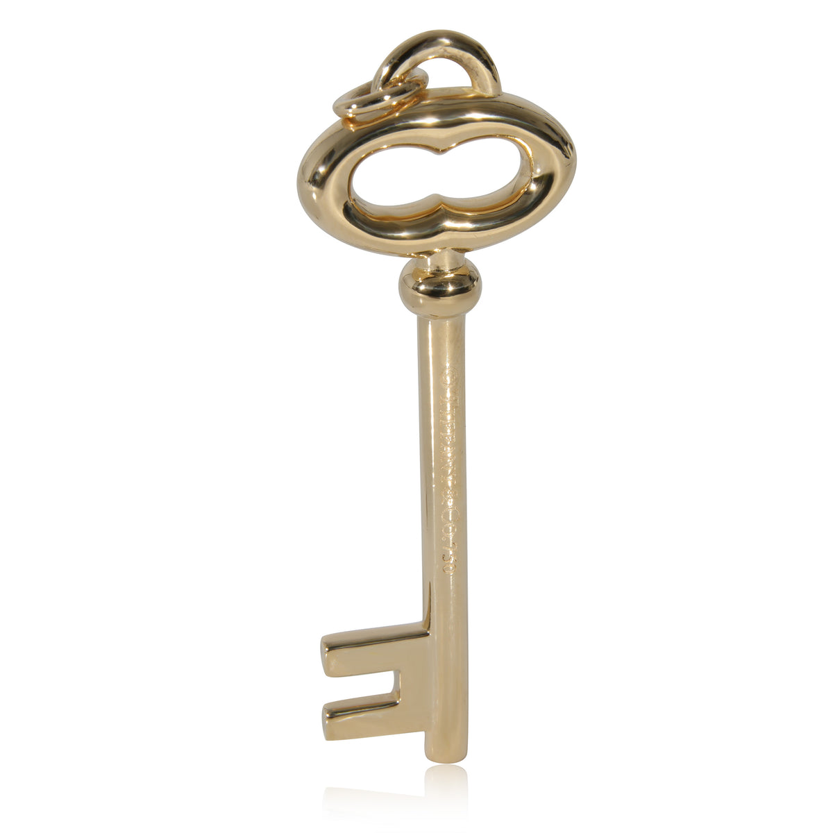 Tiffany & Co. Tiffany Keys Oval Pendant in 18k Yellow Gold