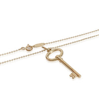 Tiffany & Co. Oval Key Pendant in 18k Yellow Gold