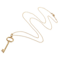 Tiffany & Co. Oval Key Pendant in 18k Yellow Gold