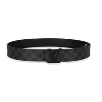 Louis Vuitton Canvas Damier Graphite LV Initiales Belt