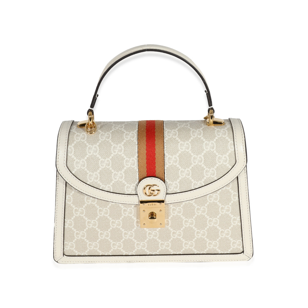 Gucci Limited Edition Cream Ophidia GG Small Top Handle