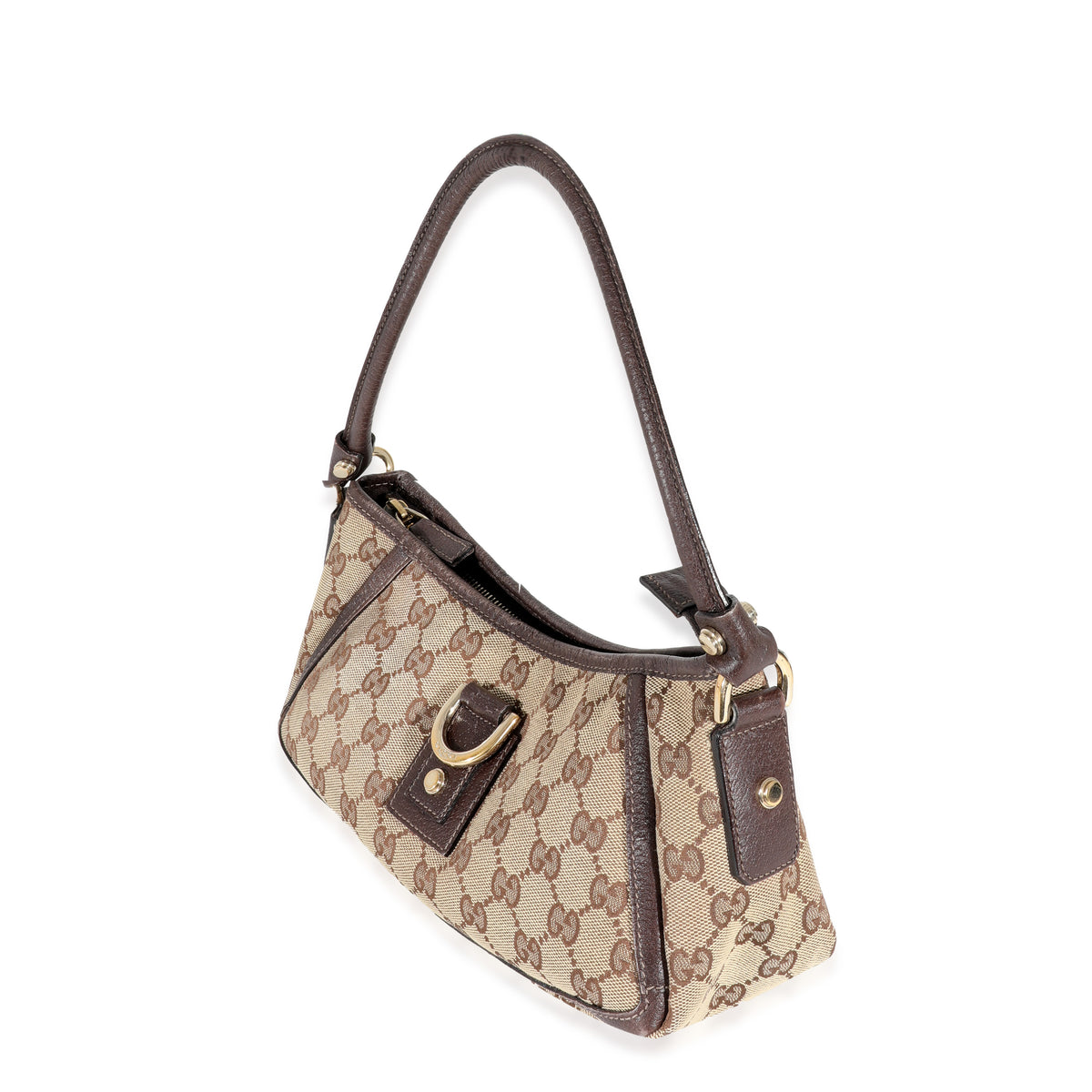 Gucci Beige GG Canvas Abbey D-Ring Pochette myGemma GB Item