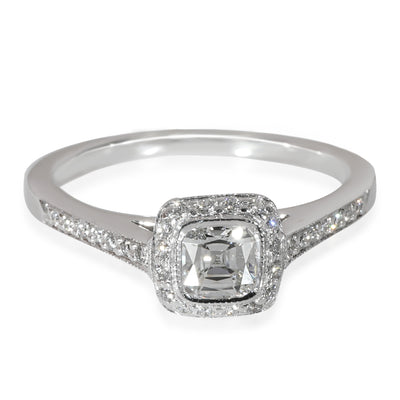 Tiffany & Co. Legacy Diamond Engagement Ring in  Platinum H VS1 0.49 CTW