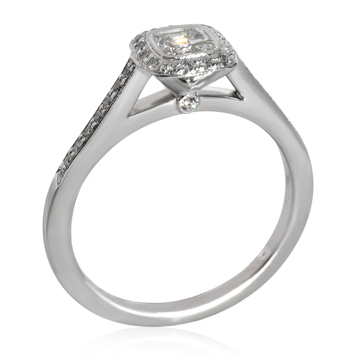 Tiffany & Co. Legacy Diamond Engagement Ring in  Platinum H VS1 0.49 CTW