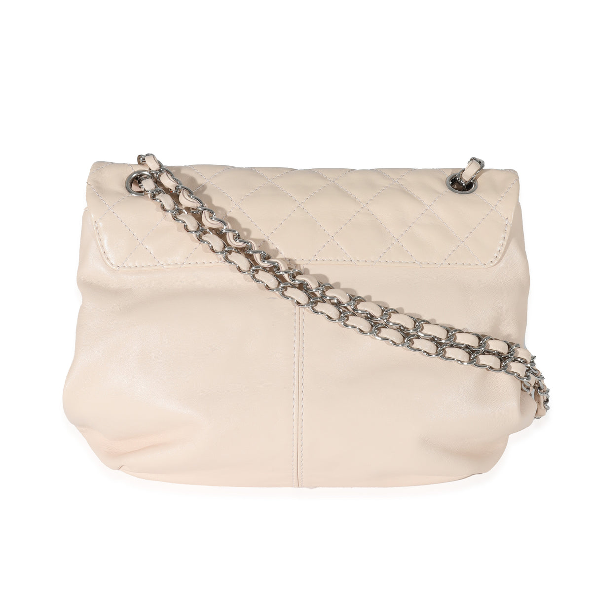 Chanel Cream Lambskin Trianon Messenger Bag