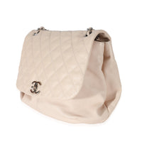 Chanel Cream Lambskin Trianon Messenger Bag