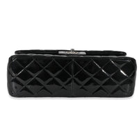 Chanel Black Patent Classic Jumbo Double Flap Bag