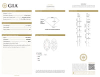 GIA Certified 1.21 Ct Marquise cut F SI2 Loose Diamond