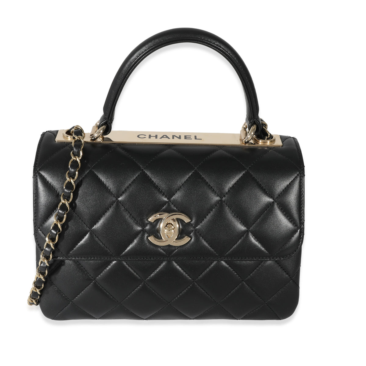 Chanel Black Lambskin Small Trendy Flap Bag, myGemma, CH