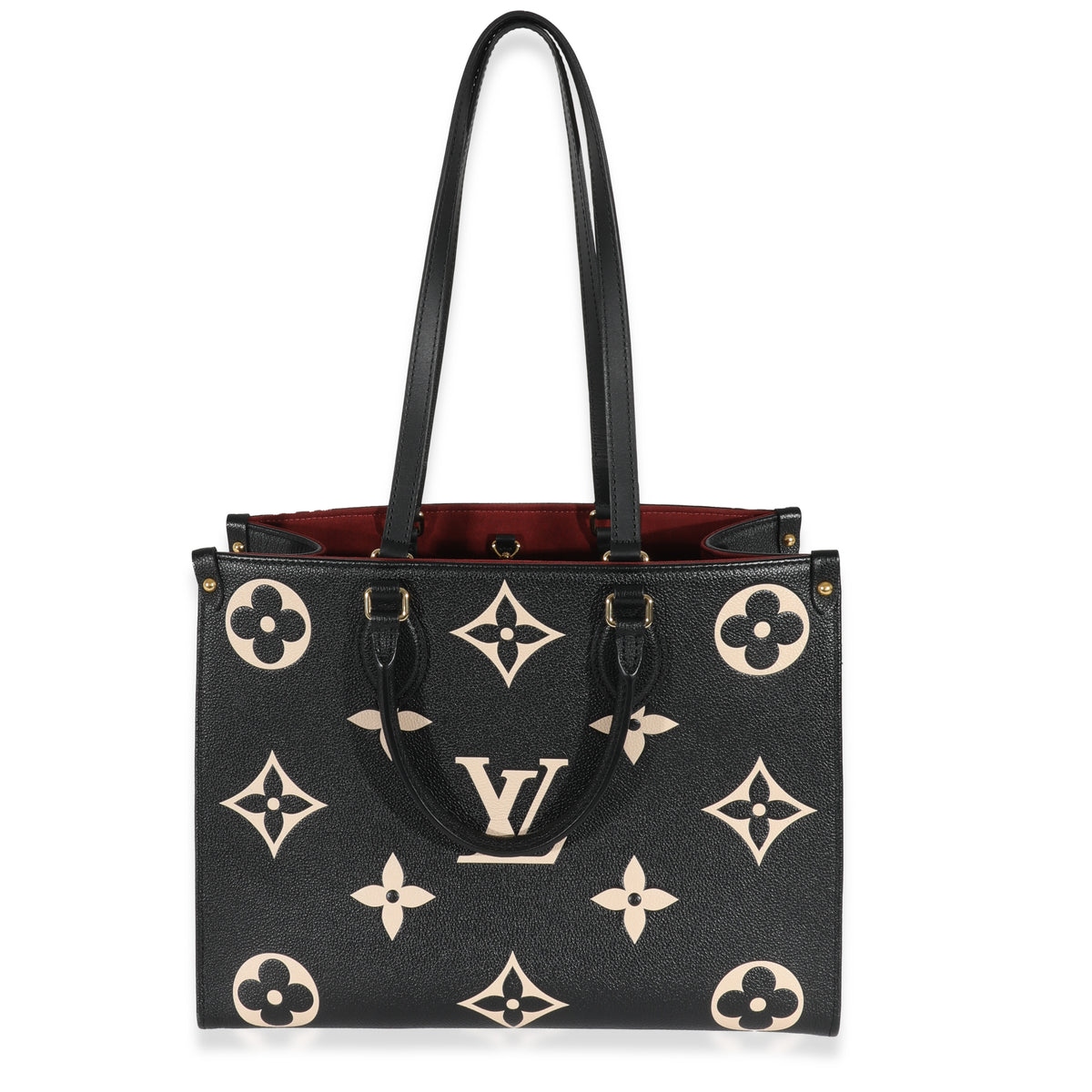 Louis Vuitton - Authenticated Onthego Handbag - Cloth Black for Women, Never Worn, with Tag