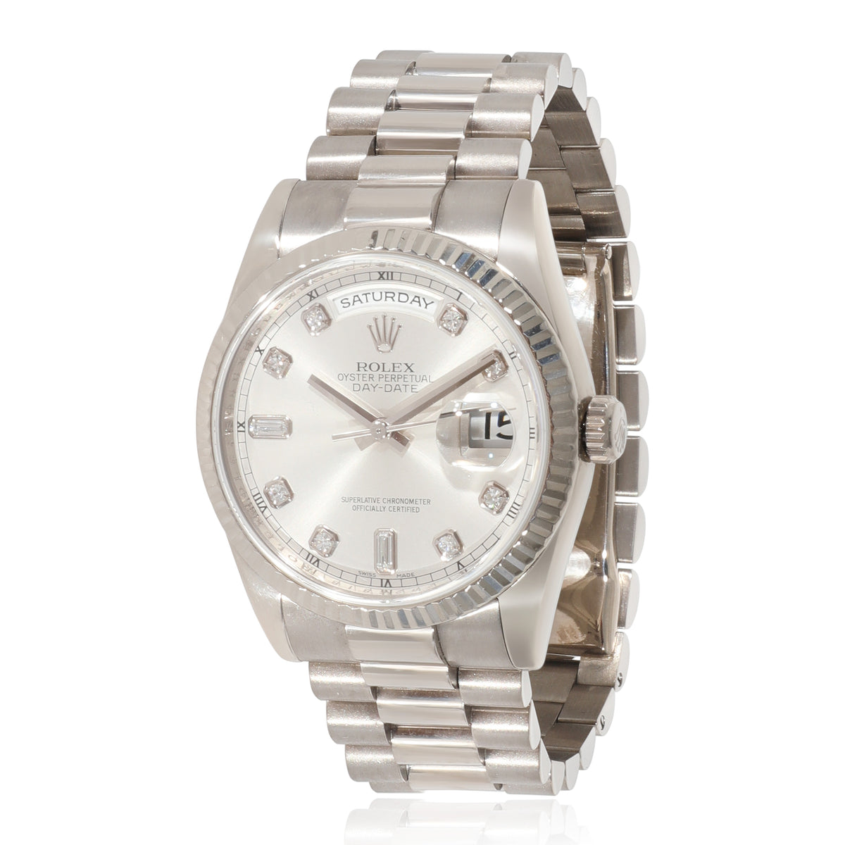 Rolex Day-Date 118239 Men's Watch in 18kt White Gold
