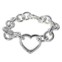 Tiffany & Co. Heart Clasp Bracelet in Sterling Silver