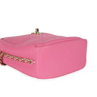 Chanel Pink Goatskin Casual Trip North South Camera Case