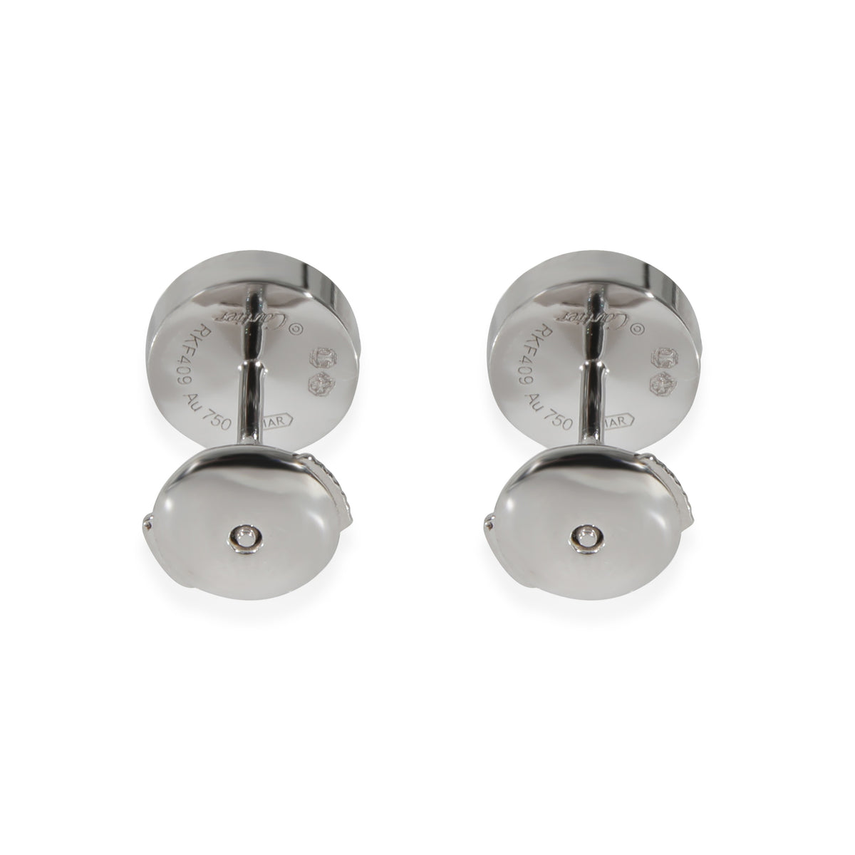 Cartier Love Stud Earrings in 18k White Gold