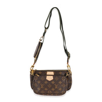 Louis Vuitton Monogram Canvas Khaki Multi Pochette Accessoires